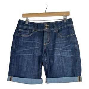 CAbi Blue Jean Shorts Double‎ Button Size 6